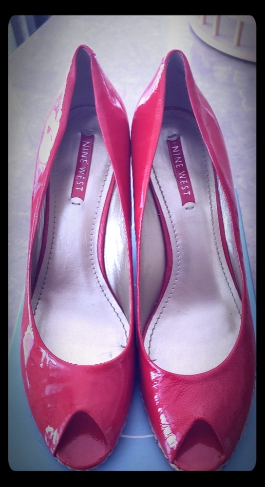 Patent Ruby Red Wedges